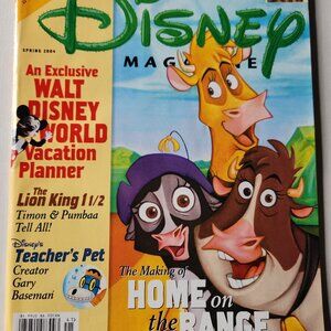 Disney Magazine (Big Bundle Discount) 2004 - Home on the Range Feature